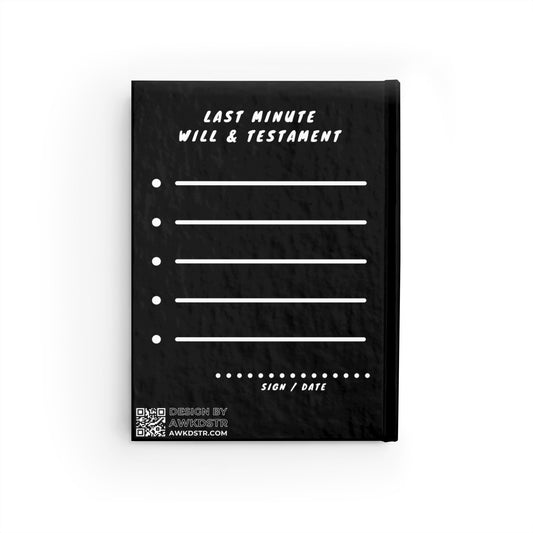 PUBLISH AFTER DEATH diary (black)