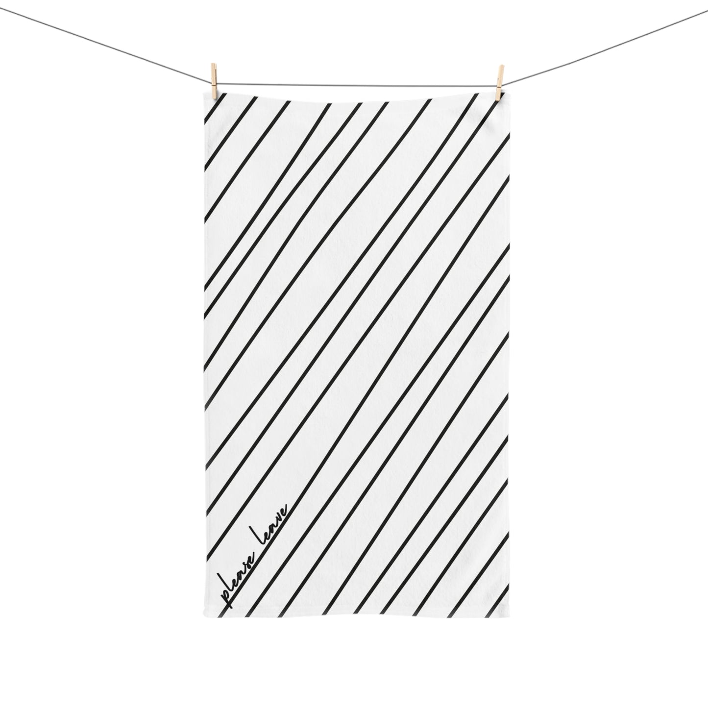 PLEASE LEAVE guest towel