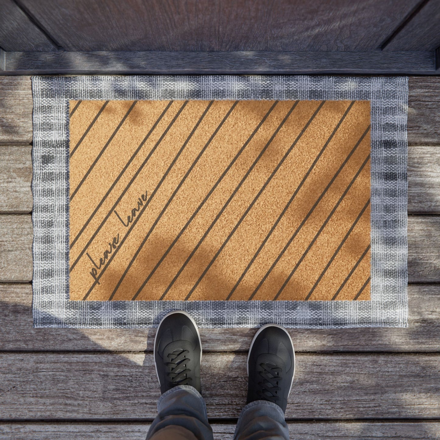 PLEASE LEAVE doormat