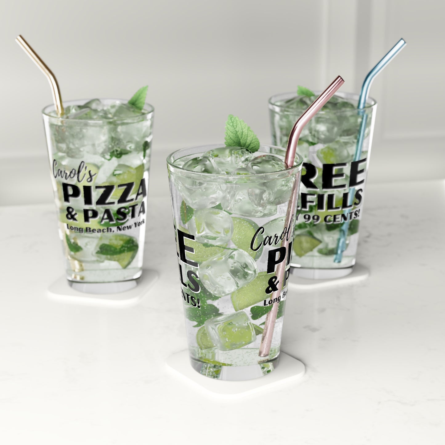 CAROL'S PIZZA & PASTA pint glass