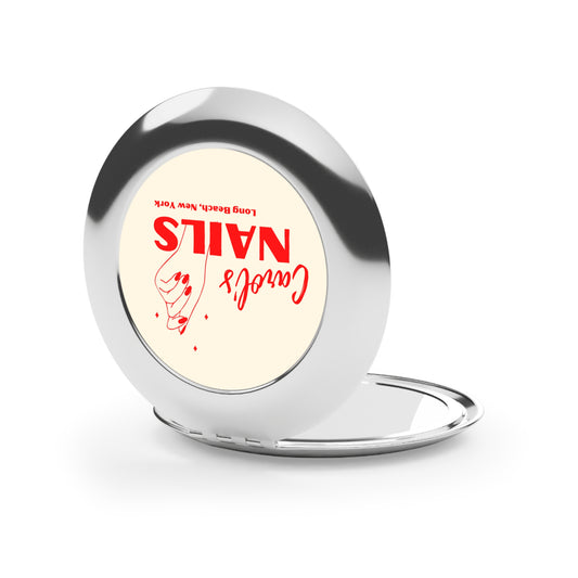 CAROL'S NAILS compact mirror