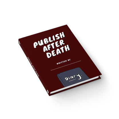 PUBLISH AFTER DEATH diary (oxblood)