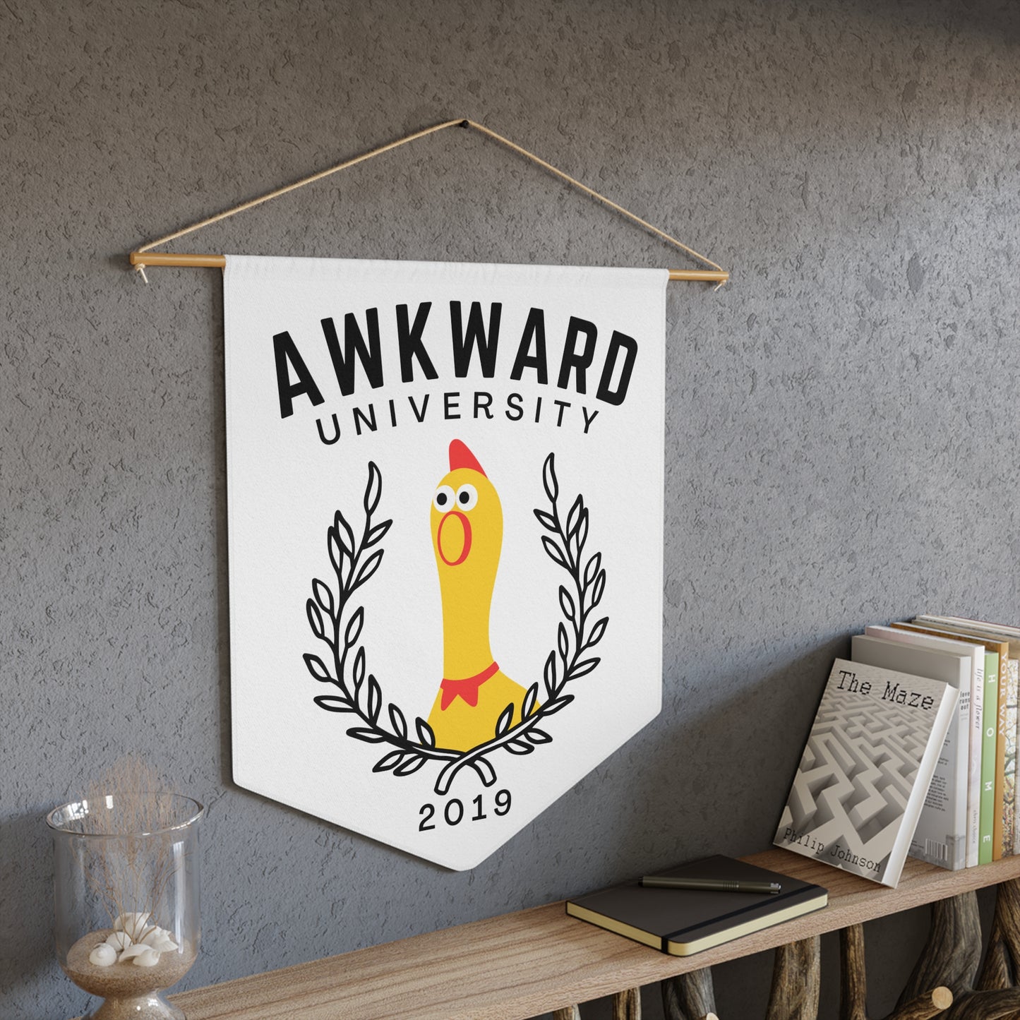 Awkward University pennant