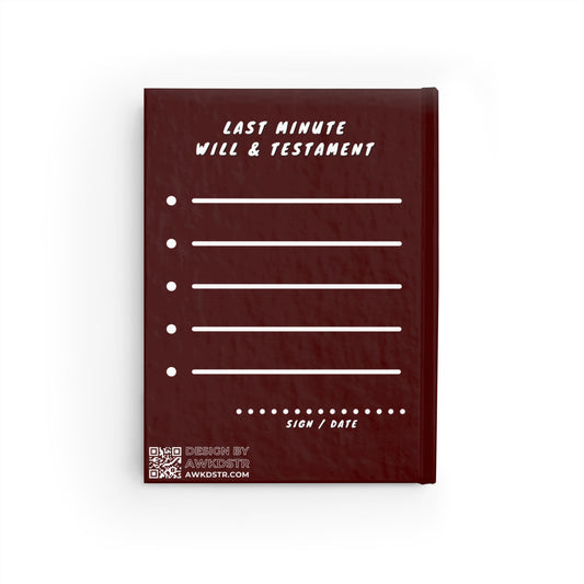 PUBLISH AFTER DEATH diary (oxblood)