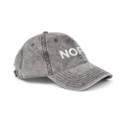 NOPE. vintage cap