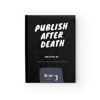 PUBLISH AFTER DEATH diary (black)