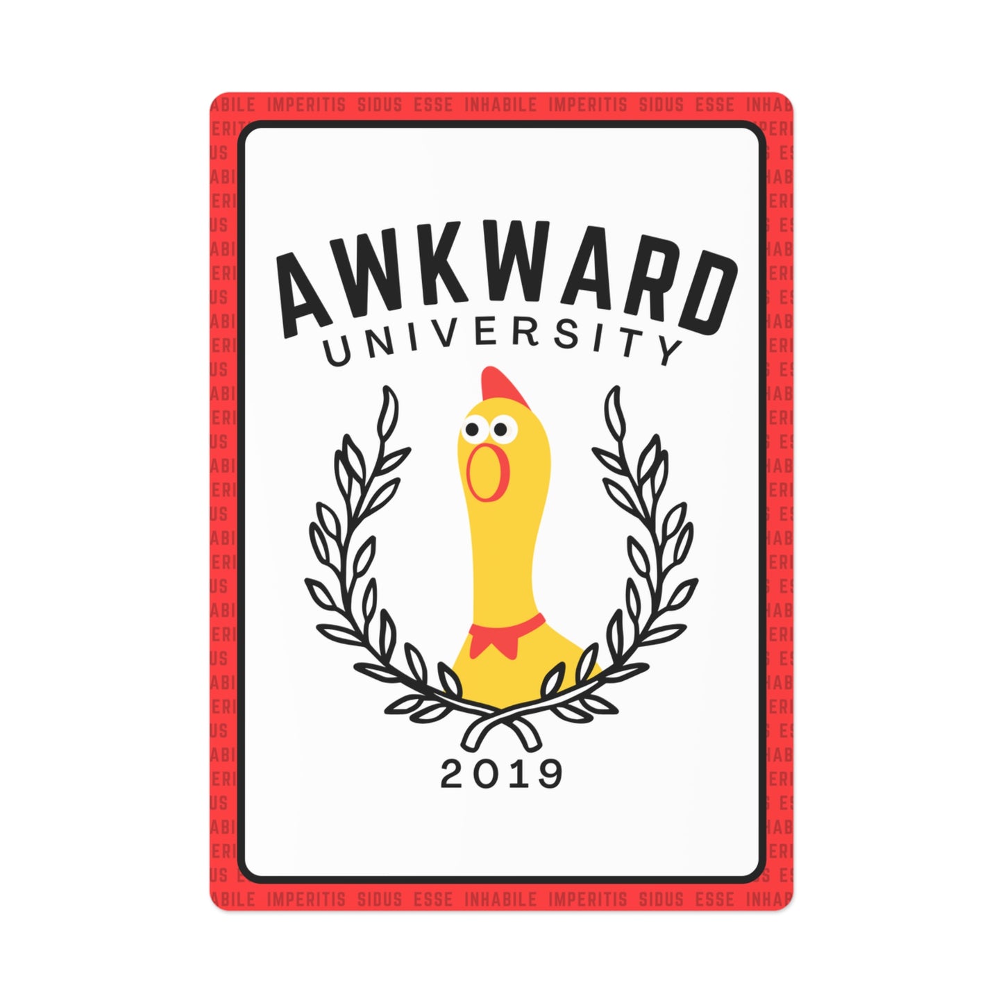 AWKWARD UNIVERSITY playing cards