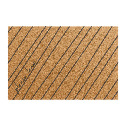 PLEASE LEAVE doormat