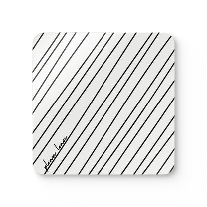 PLEASE LEAVE coaster set