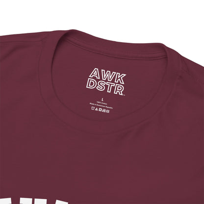 AWKWARD COLLEGIATE t-shirt