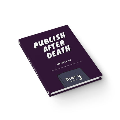 PUBLISH AFTER DEATH diary (deep purple)