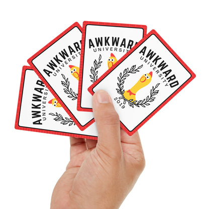 AWKWARD UNIVERSITY playing cards